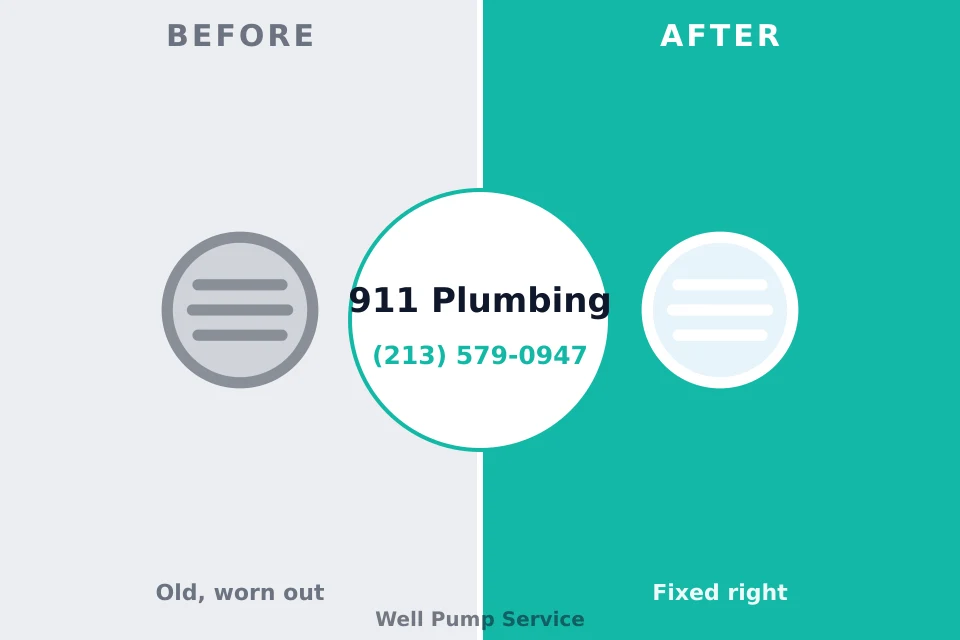 Before and after: plumbing repair Markesan, WI